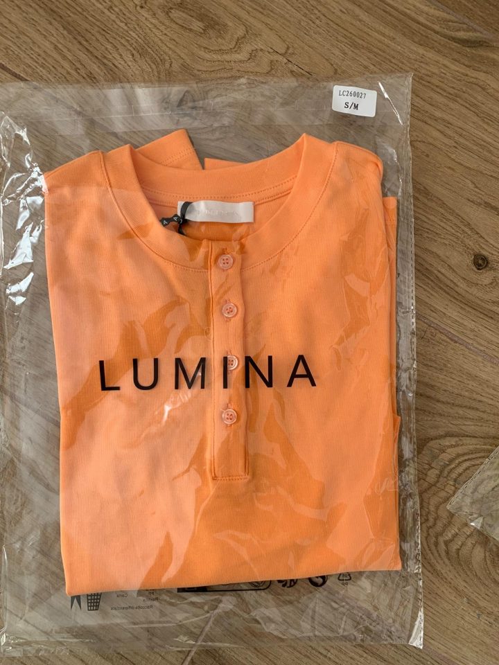 maglia basic lumina arancione