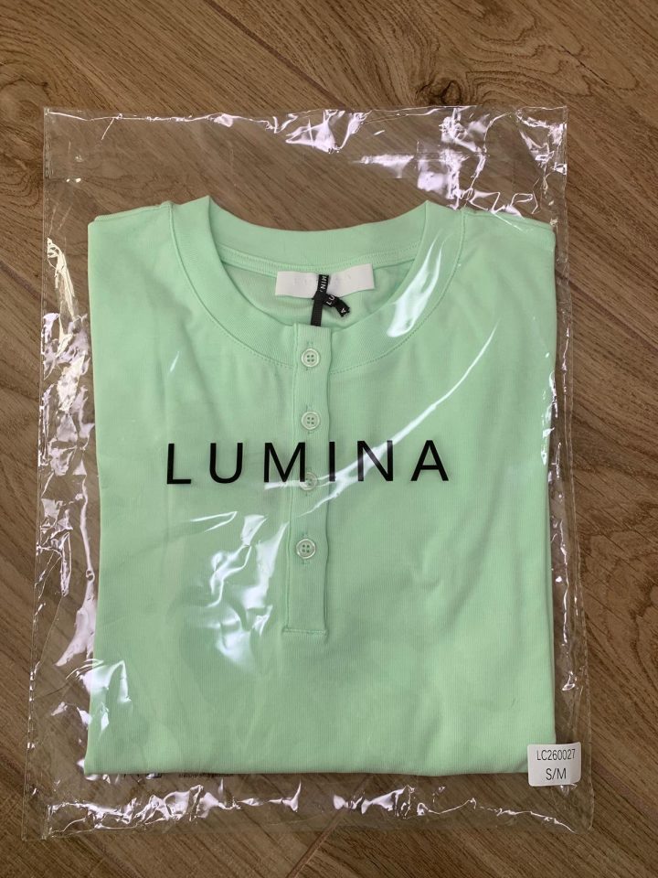 maglia basic lumina verde
